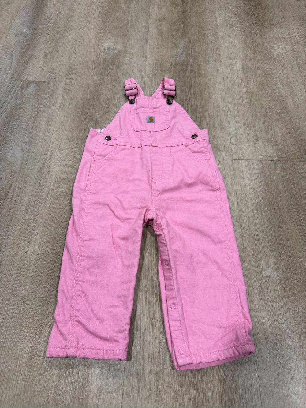 Carhartt 24 Month Kids' Pink Overalls